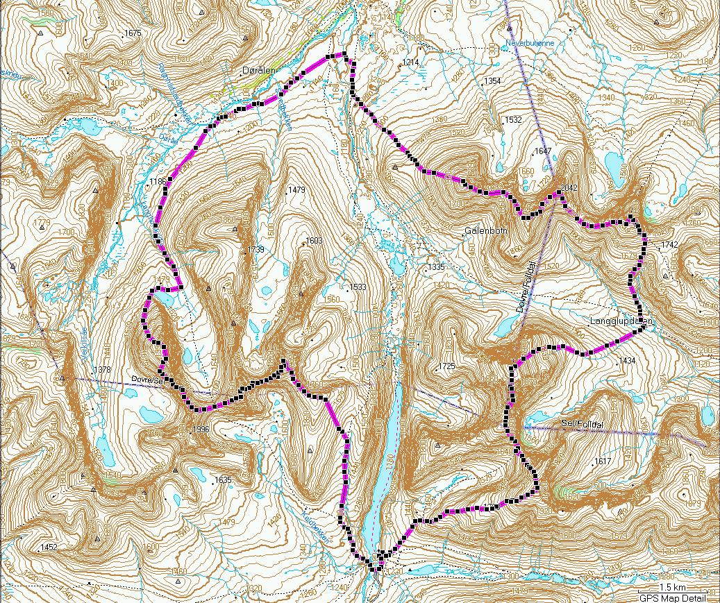 Min tur over Rondanes 2000-metere